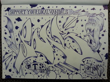 Graffiti Sketch - Photo by Orson (2015)