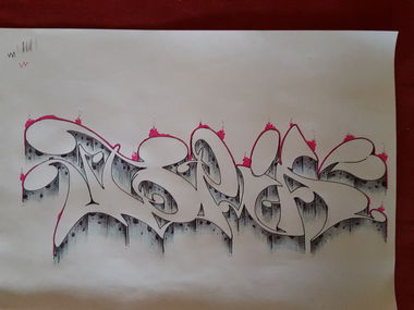 Graffiti Sketch - Photo by Orson (2016)