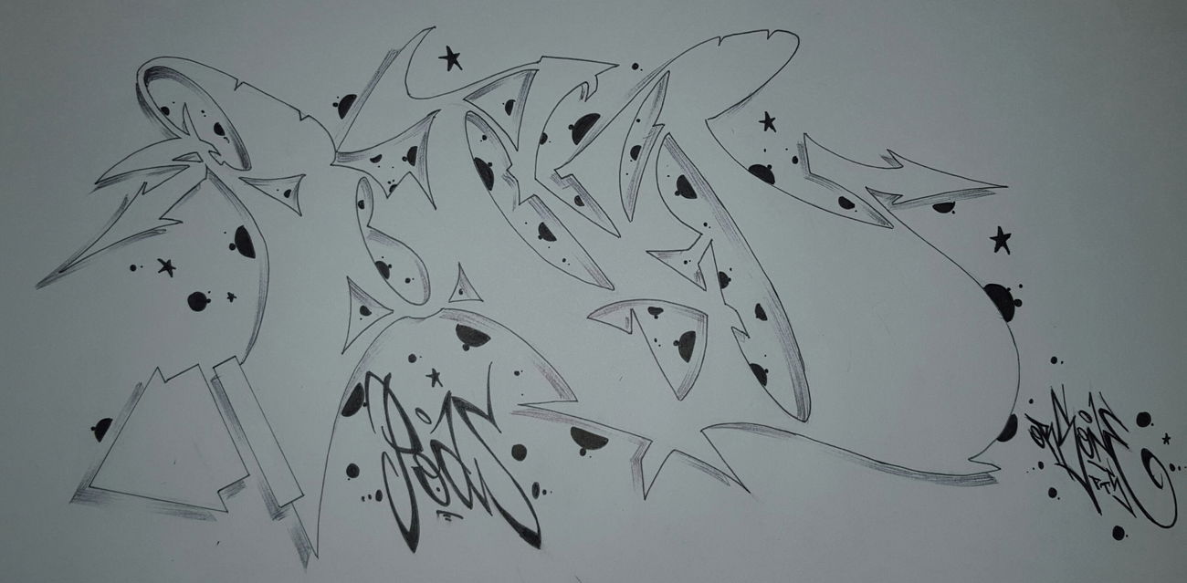 Graffiti Sketch - Photo by Orson (2016)