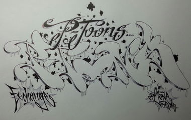 Graffiti Sketch - Photo by Orson (2015)