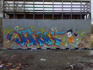 Graffiti Wall - Photo by Orson (2016)