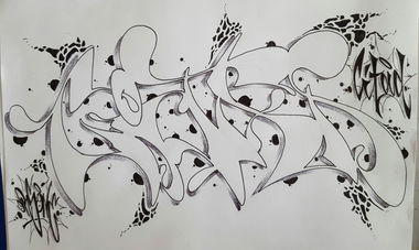 Graffiti Sketch - Photo by Orson - Orson (2016)