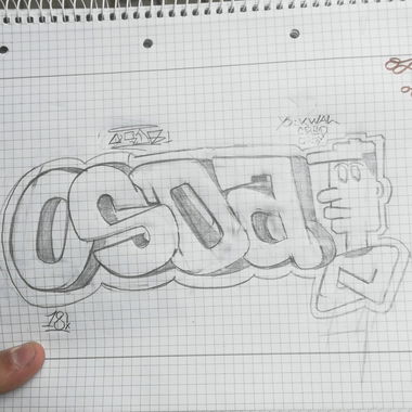 Graffiti Sketch - Photo by Osda