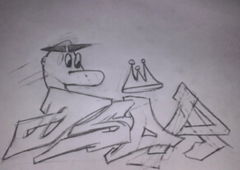 Graffiti Sketch - Photo by Osda