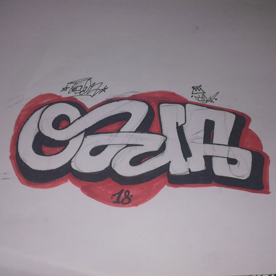 Graffiti Sketch - Photo by Osda