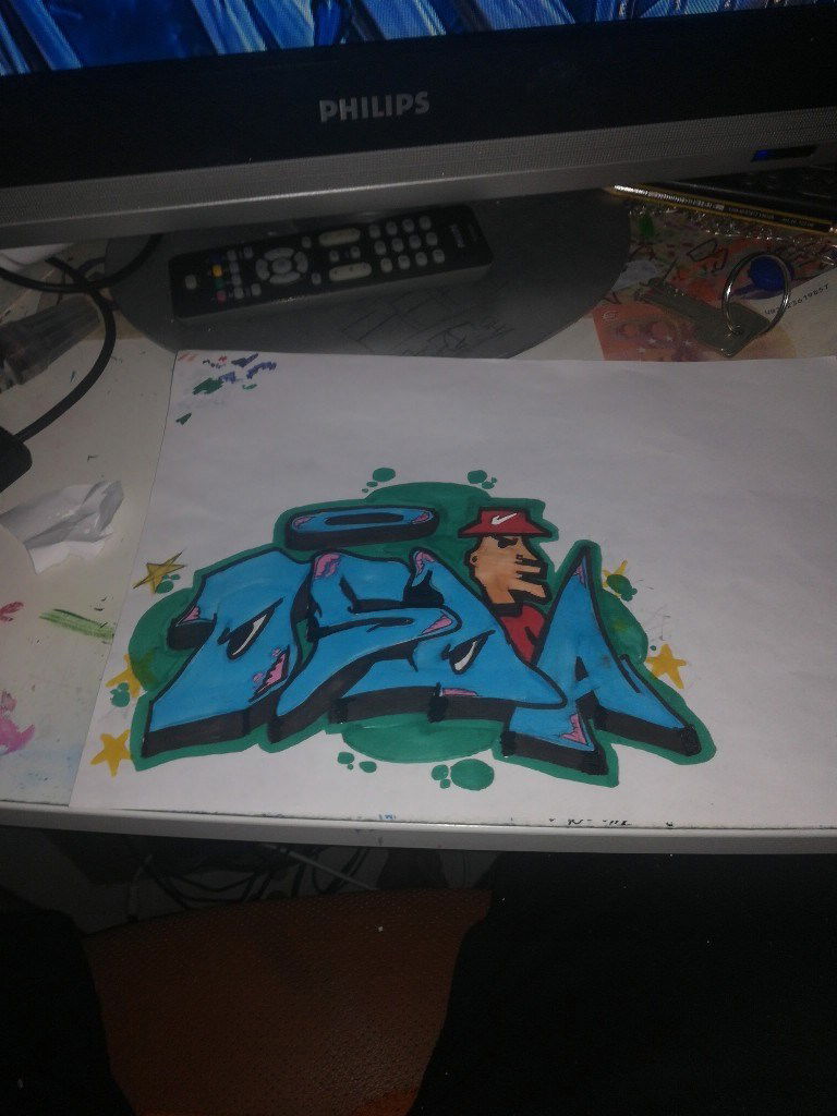 Graffiti Sketch - Photo by Osda