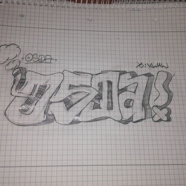 Graffiti Sketch - Photo by Osda