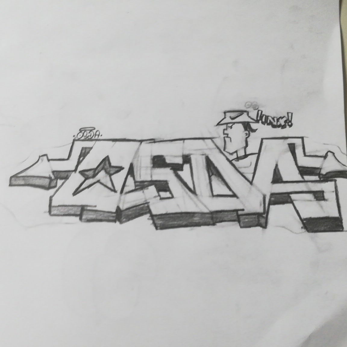 Graffiti Sketch - Photo by Osda