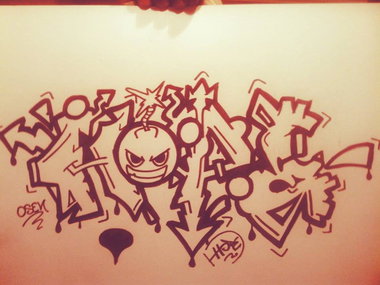 Graffiti Sketch - Photo by Osen