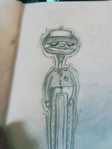 Graffiti Sketch - Photo by Oser