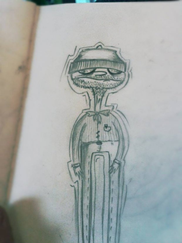 Graffiti Sketch - Photo by Oser