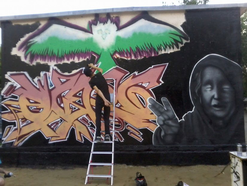 Graffiti Wall in Perm - Photo by Osnova - Osnova, Aero (2013)