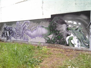 Graffiti Wall in Perm' - Photo by Osnova - Osnova (2014)