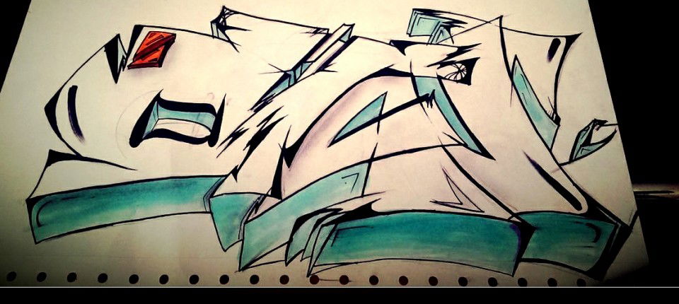 Graffiti Sketch - Photo by Otang - OTANG, Germany, and (2013)