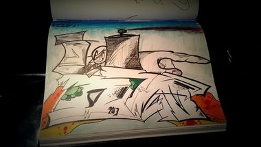 Graffiti Sketch - Photo by Otang - Otang, Otan, Hannover (2013)