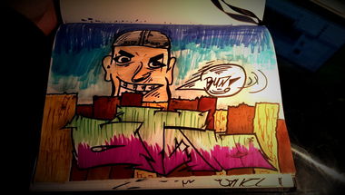 Graffiti Sketch - Photo by Otang