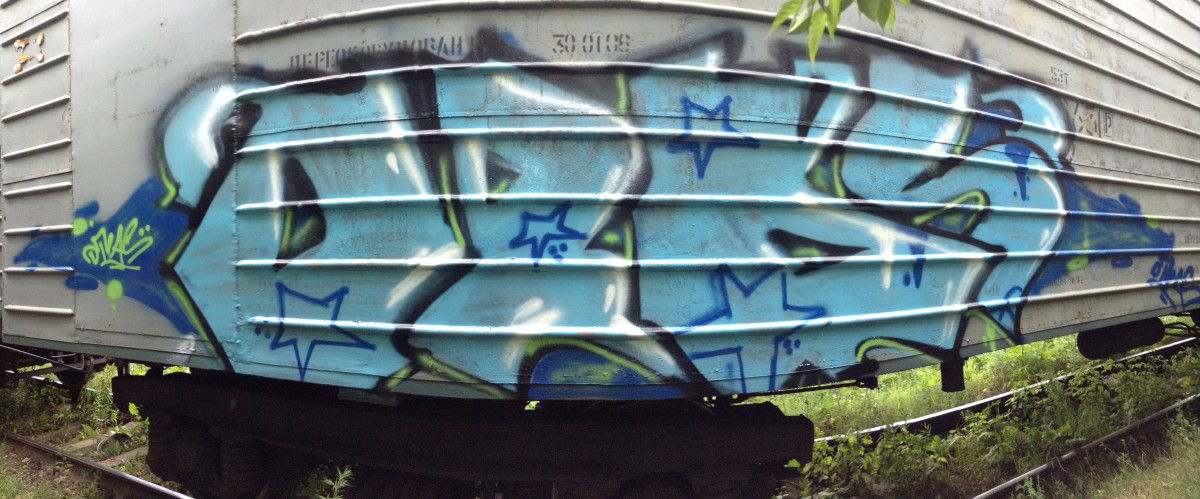 Graffiti Train - Photo by Oteasolb