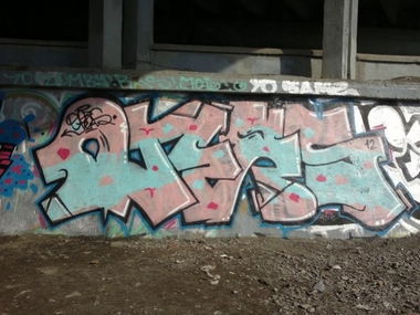 Graffiti Bombing - Photo by Oteasolb