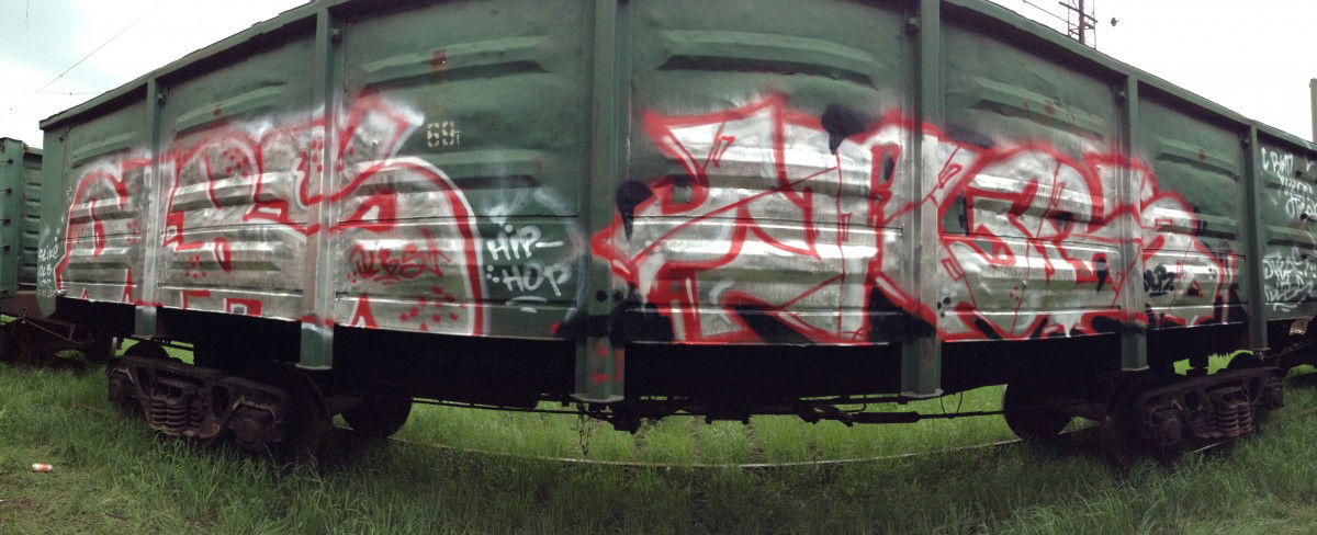 Graffiti Train - Photo by Oteasolb