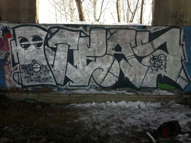 Graffiti Bombing - Photo by Oteasolb