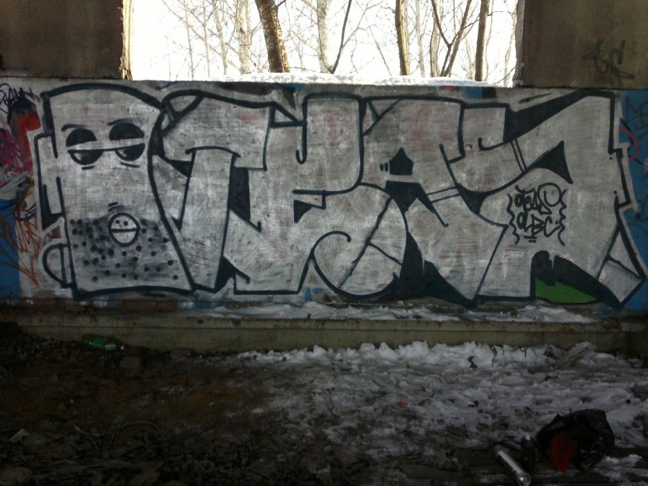 Graffiti Bombing - Photo by Oteasolb