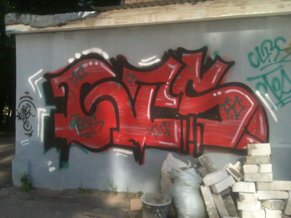 Graffiti Bombing - Photo by Oteasolb