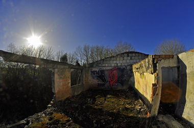 Graffiti Bombing in Krakow am See - Photo by Otik - otik, rca, ebd (2014)