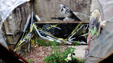 Graffiti Wall in Porto - Photo by Otox - abstract, dynamism, dynamic (2013)