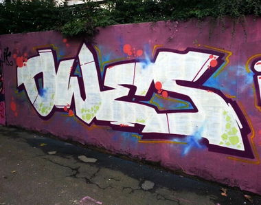 Graffiti Wall in Freiburg - Photo by Owes (2013)