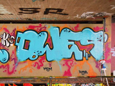 Graffiti Wall in Freiburg - Photo by Owes - Owes (2013)