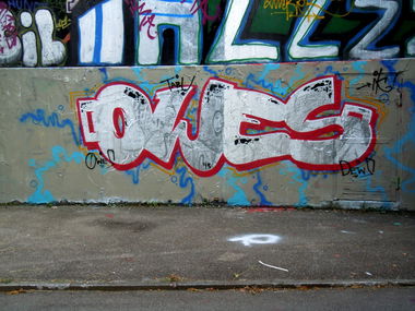 Graffiti Wall in Freiburg - Photo by Owes - Owes (2013)