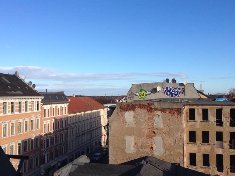 Graffiti Bombing in Leipzig - Photo by Owes - IKS (2014)