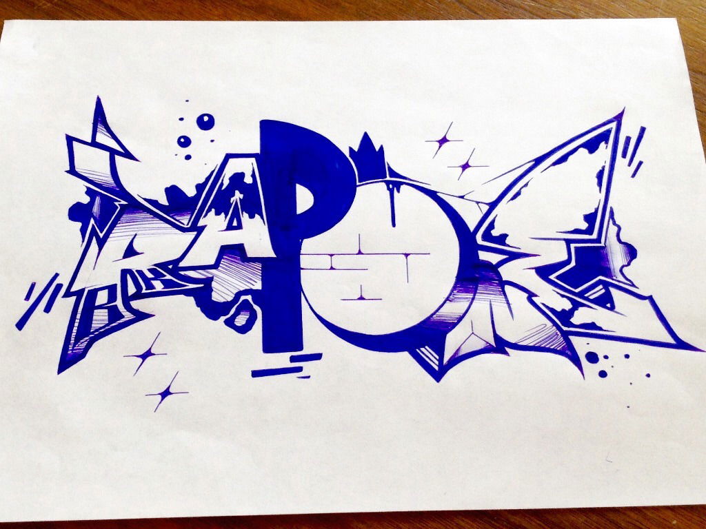 Graffiti Sketch - Photo by PABLOW - PABLOW, rapo