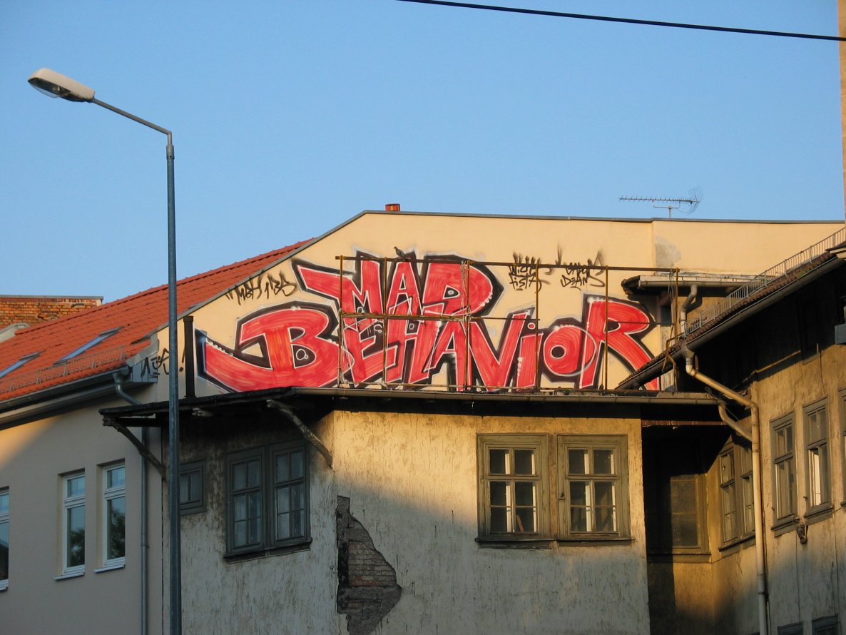 Graffiti Bombing in Erfurt - Photo by PAINTCLUB (2003)