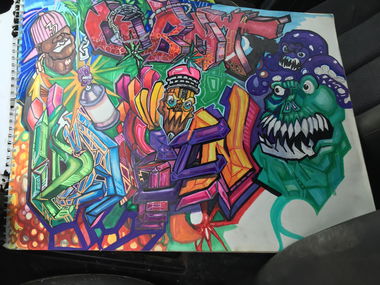 Graffiti Sketch - Photo by PDubbz