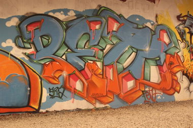 Graffiti Wall in Bochum - Photo by PETOone - Peto