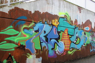 Graffiti Wall in Langenfeld (Rheinland) - Photo by PETOone - Peto