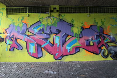 Graffiti Wall in Langenfeld (Rheinland) - Photo by PETOone - Peto