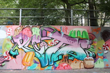 Graffiti Wall in Monheim am Rhein - Photo by PETOone - Peto