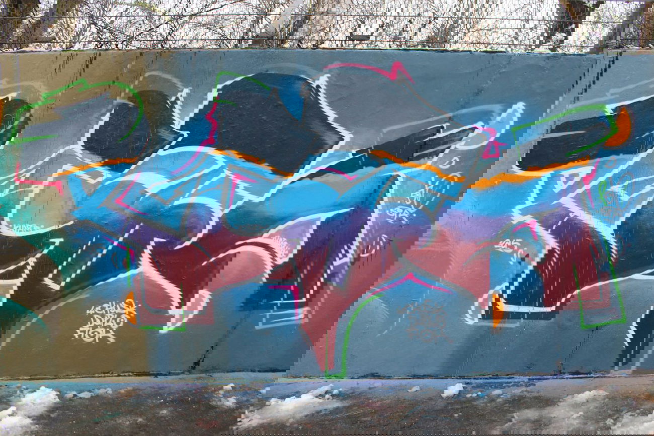 Graffiti Wall in Mannheim - Photo by PETOone - Peto