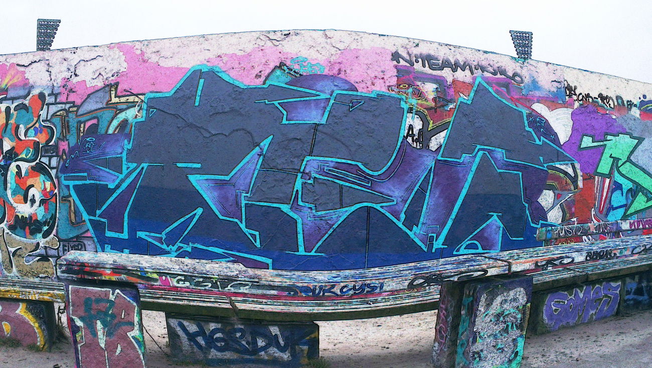 Graffiti Wall - Photo by PETtheTHREAT - petthethreat, lesnerds, silver