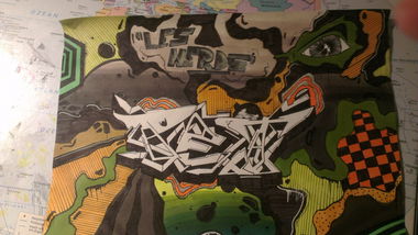 Graffiti Wall - Photo by PETtheTHREAT - petthethreat, lesnerds, silver