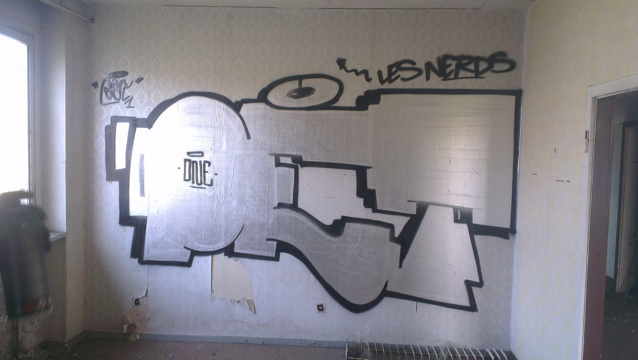 Graffiti Wall - Photo by PETtheTHREAT - petthethreat, lesnerds, silver