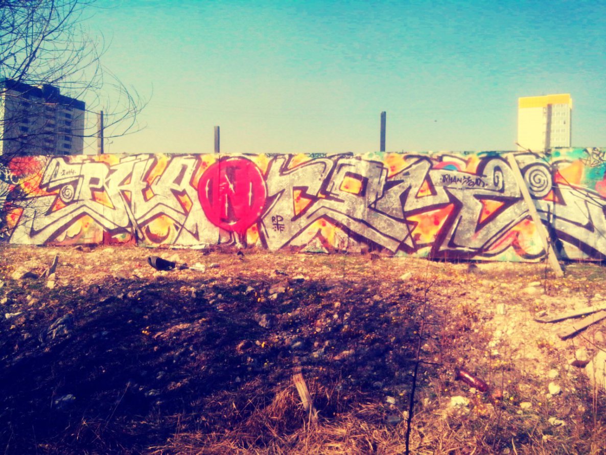 Graffiti Wall in Odintsovo - Photo by PHANT0M - phantom (2014)