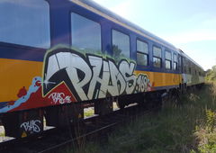 Graffiti Train - Photo by PHAS196 - chrome, train, 2016