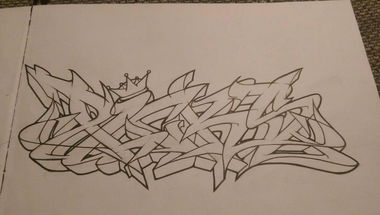 Graffiti Sketch - Photo by PHAS196 - picks, phas, sketch (2015)