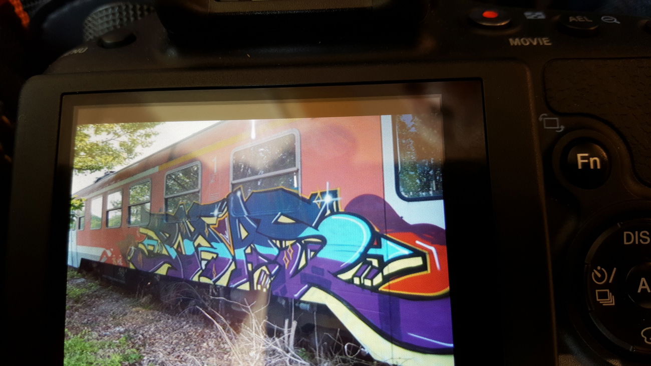 Graffiti Train - Photo by PHAS196 - DB, Phas, Regio