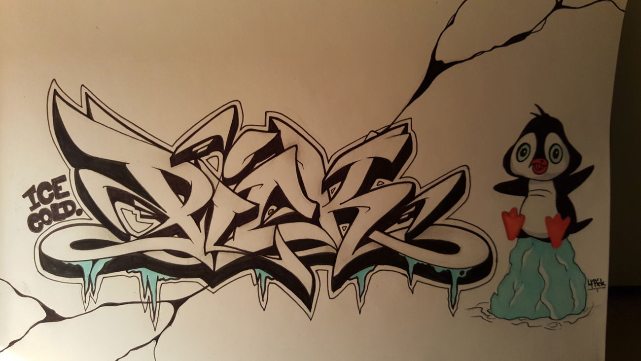 Graffiti Sketch - Photo by PHAS196 - exchange, with, pick (2016)