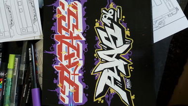 Graffiti Sketch - Photo by PHAS196 - little, styles, canvas