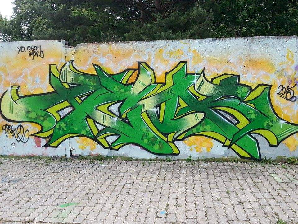 Graffiti Wall - Photo by PHAS196 - Imor, Acok, Wall